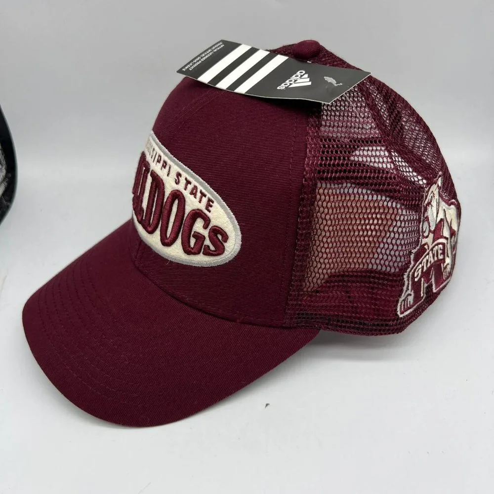 Mississippi‎ State Bulldogs NCAA Adidas Trucker Hat Snapback Cap New Men